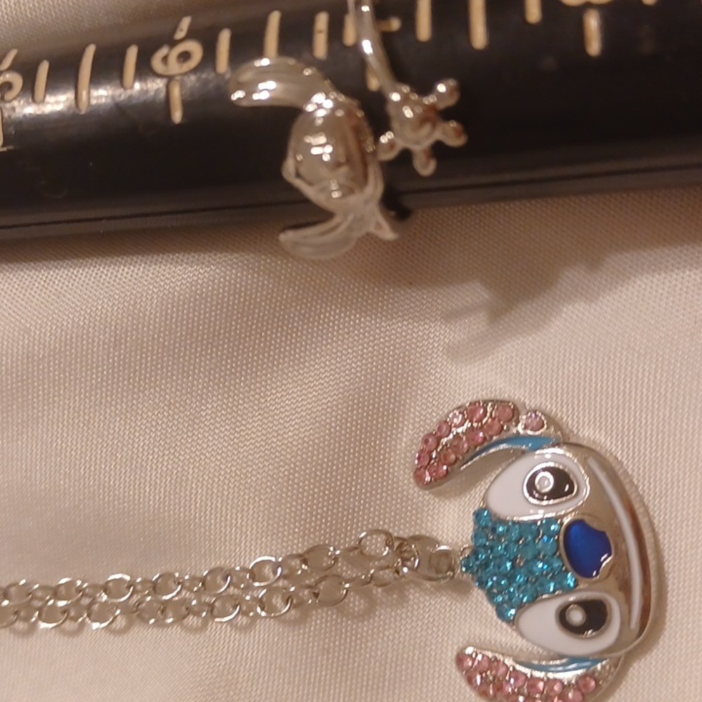 Nwt stitch necklace and ring